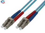 CATV LC a los puentes a dos caras de la fibra OM3 del cable 50/125 del remiendo de la fibra del solo modo del LC