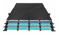 Soluciones de cableado del panel de remiendo de la fibra óptica de MPO 10G 40G 100G Data Center