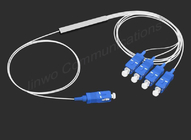 2 divisor de la fibra del PLC del divisor de la fibra óptica de la manera FTTH FBT mini 1x2