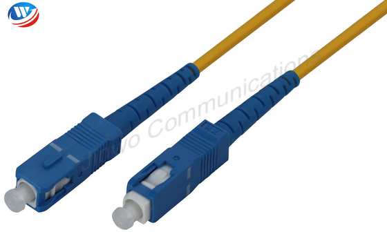 SC del PVC del cordón de remiendo de la fibra óptica de G652D 3m m a la estabilidad da alta temperatura del SC